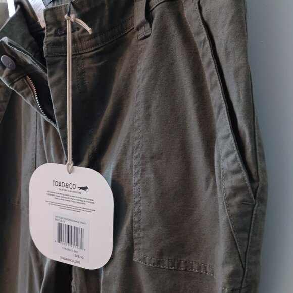 Toad&Co Olive Ankle-Length Pants - Picture 4 of 6